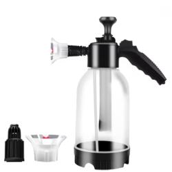 Pulv&eacute;risateur Mousse 2L Lavage Voiture Manuel  Spray Nettoyage Auto Transparent