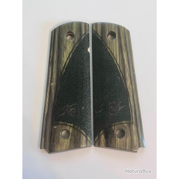 Plaquette bois kimber 1911