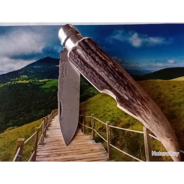 Couteau de poche Opinel 10 bois de cerf