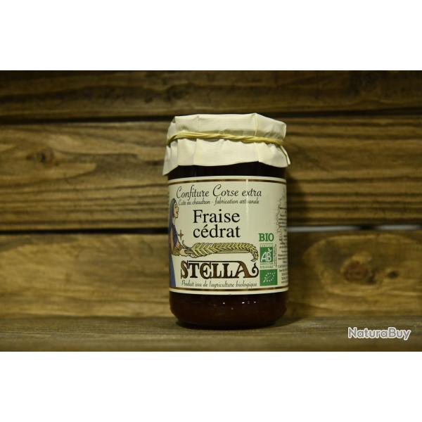 Confiture vincensini fraise cedrat corse