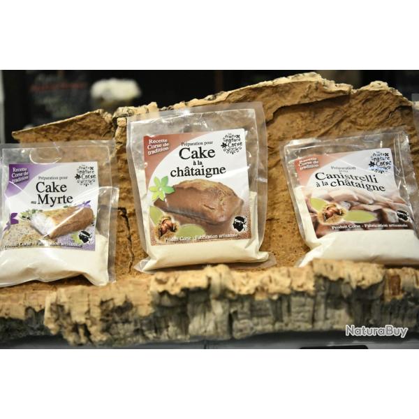 Pr�paration cake chataignes: gouter authentique