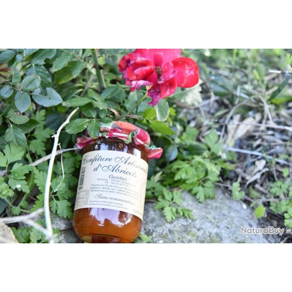 Confiture artisanale d'abricot Guidici