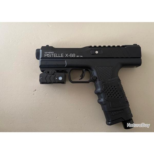 Lanceur CO2 PISTELLE X68 GEN 2 - FR 19,9 Joules + Accessoires