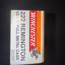 Munitions 222 fmj 55gr