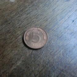 monnaie r&eacute;publique du venezuela  5 centimos 1976