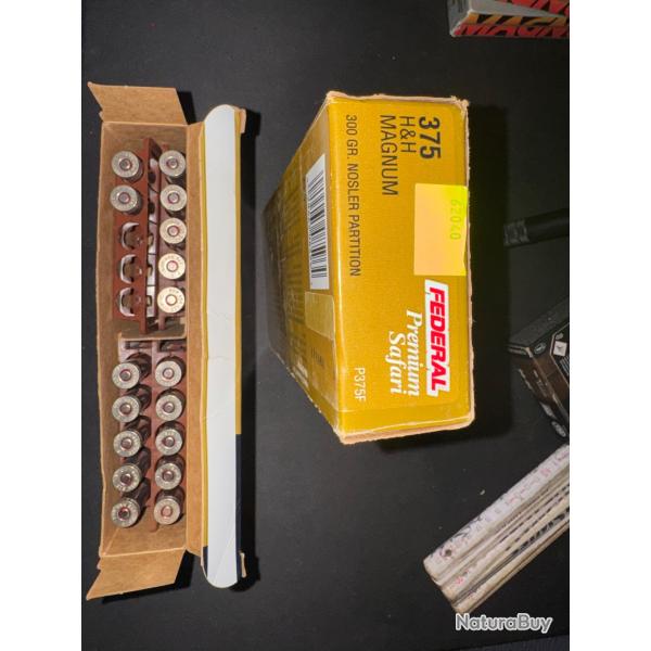 Munitions 375 H/H f�d�ral 300gr