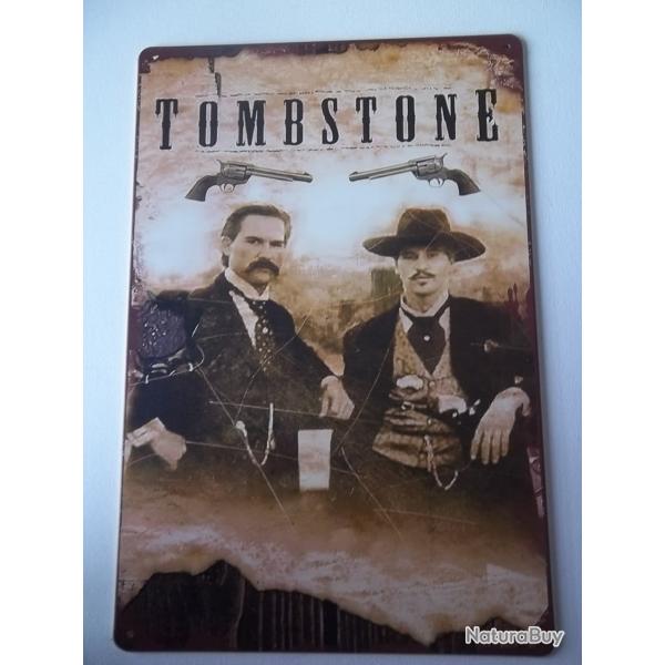 Plaque d�co western TOMBSTONE