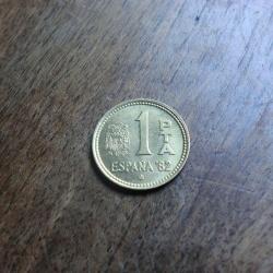 monnaie 1 peseta  espana 82  /  1980