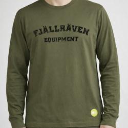 FJALLRAVEN T-SHIRT EQUIPMENT MANCHES LONGUES KAKI