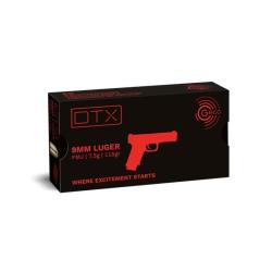 Cartouches GECO DTX - FMJ -Cal: 9mm luger - 115grs - Boite de 50