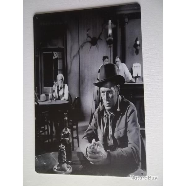 Plaque d�co western Richard Widmark
