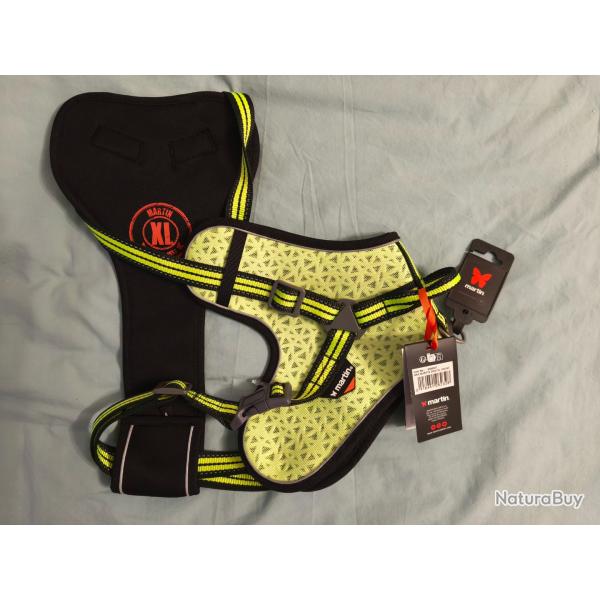 Arka Dog by Martin Sellier - Harnais Multisports jaune Taille xl - 100% NEUF