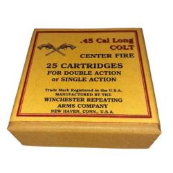 45 LC (ou Long Colt): Reproduction boite cartouches (vide) WIN 14671229