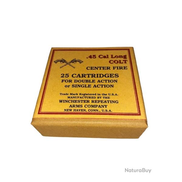 45 LC (ou Long Colt): Reproduction boite cartouches (vide) WIN 14671229
