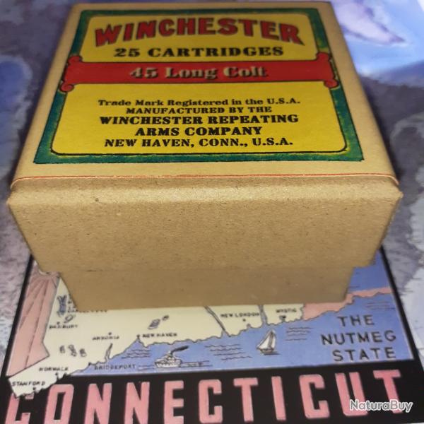 45 LC (Long Colt) Winchester: AU CHOIX; Reproduction boite munitions (vide) WIN 14671229