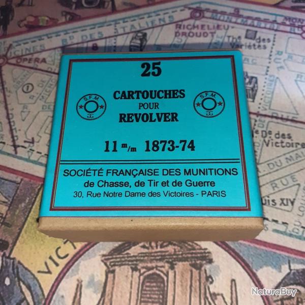 11 mm 1873 (Soci�t� Fran�aise des Munitions): Reproduction boite cartouches (vide)  SFM 14671229