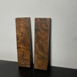 Superbe plaquettes en noyer Fran&ccedil;ais pour manche de couteaux ou dagues  !!! n*10