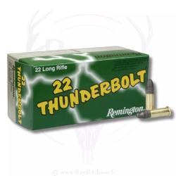 500 balles THUNDERBOLT HV Cal.22LR 40Grs VRAC REMINGTON