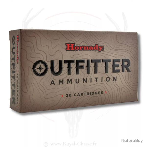 20 balles OUTFITTER CX Cal.308 WIN 165Grs HORNADY