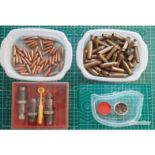 Lot rechargement �tuis 300 savage