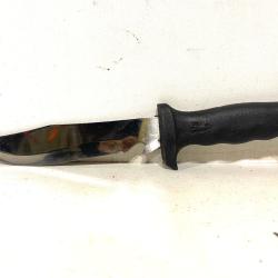 Ancien couteau droit embl&egrave;me aigle sur le manche