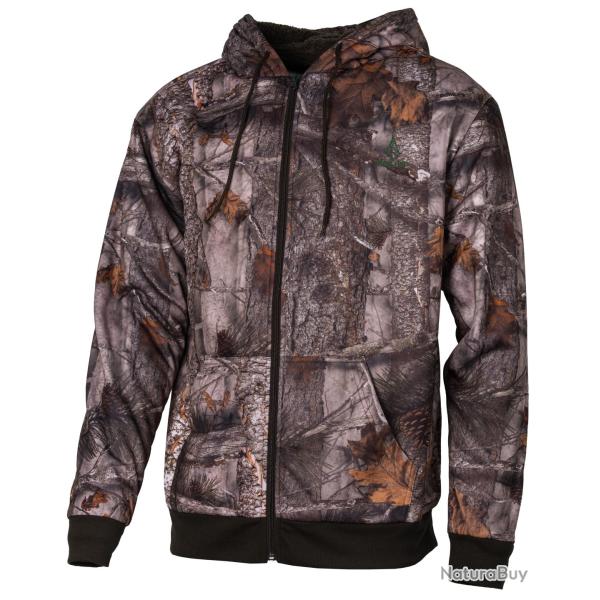 Sweat Capuche Treeland Sherpa Zipp� Camo Forest II