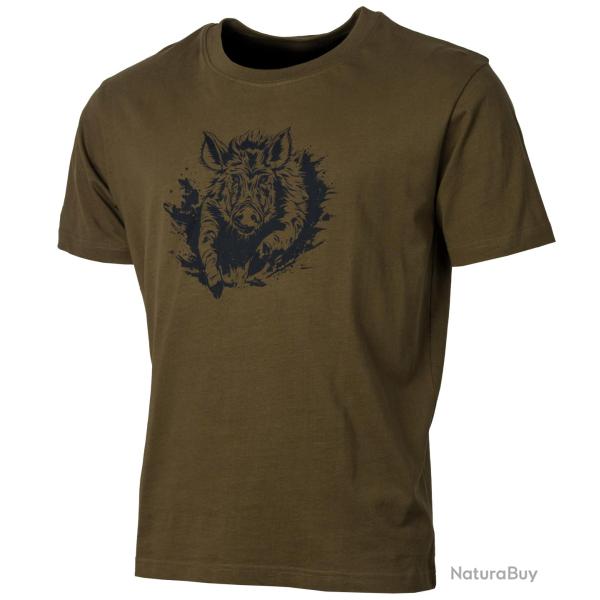 T-shirt Treeland Enfant Kaki Sanglier - 04a