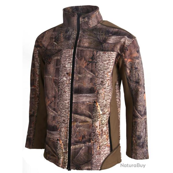 Veste Treeland Softshell Camo Forest Vert