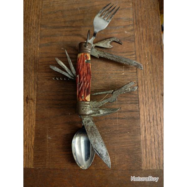 Grand Couteau multilames ancien 11 pi�ces Japan