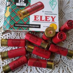 BO&Iuml;TE DE 10  CARTOUCHES DE COLLECTION ELEY.Cal 12.NEUVES