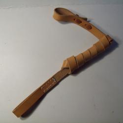 militaria ww1 dragonne cuir fauve de revolver 1873/1892 poilu 14/18