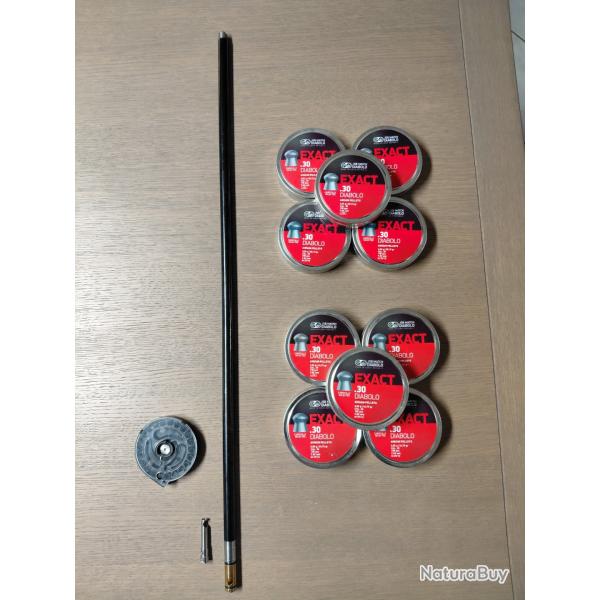 Canon fx impact 700mm en 7.62 + 10 boites de plombs