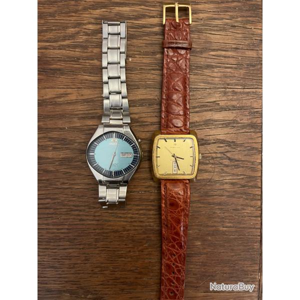 Montre Hamilton et Montre Orient