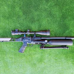 PACK-4 Carabine PCP SNOWPEAK AP900B Cal. 6,35 mm 19,9 J. Bouteille aluminium + Valve Puissance