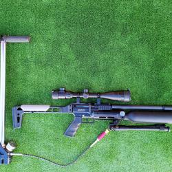 PACK-5 Carabine PCP SNOWPEAK AP900B Cal. 5,5 mm 19,9 J. Bouteille aluminium + Valve Puissance