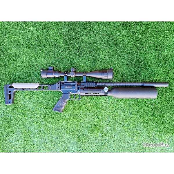 PACK-6 Carabine PCP SNOWPEAK AP900B Cal. 4,5 mm 19,9 J. Bouteille aluminium + Valve Puissance