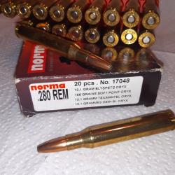 20 cartouches norma cal 280 remington