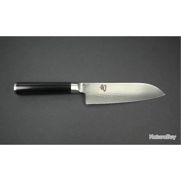 KAI Shun Classic DM-0727 - Couteau Japonais Santoku 14 cm Damas