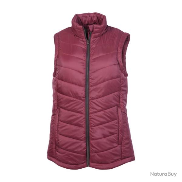 DOUDOUNE SANS MANCHE AUDREY FEMME BORDEAUX CYRUS