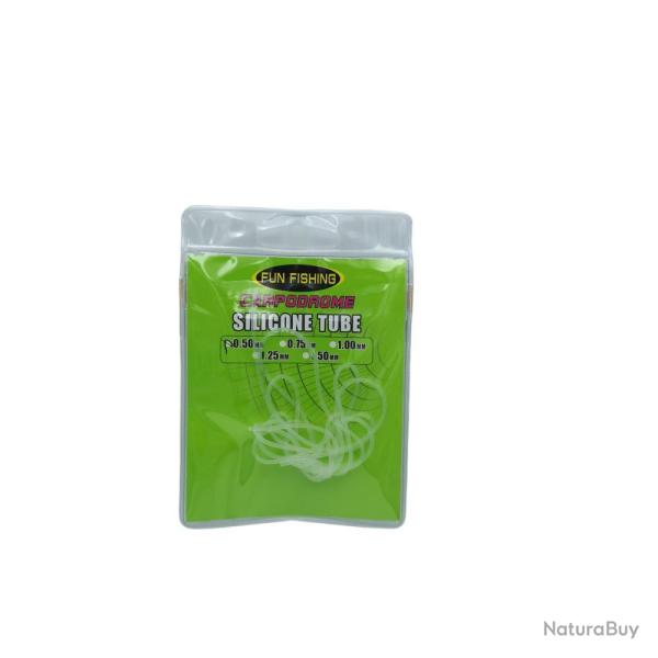 GAINE FLOTTEUR SILICONE 1M - 0.5mm - FUN FISHING