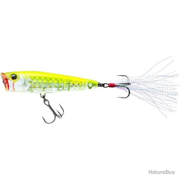 3DR-X POPPER F 6.5CM - CHARTREUSE SILVER - YOZURI