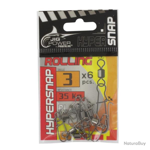 AGRAFES HYPERSNAP ROLLING X 6 - 1 - POWERLINE
