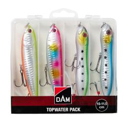 KIT DE LEURRE TOPWATER X4 10/11,5CM - DAM