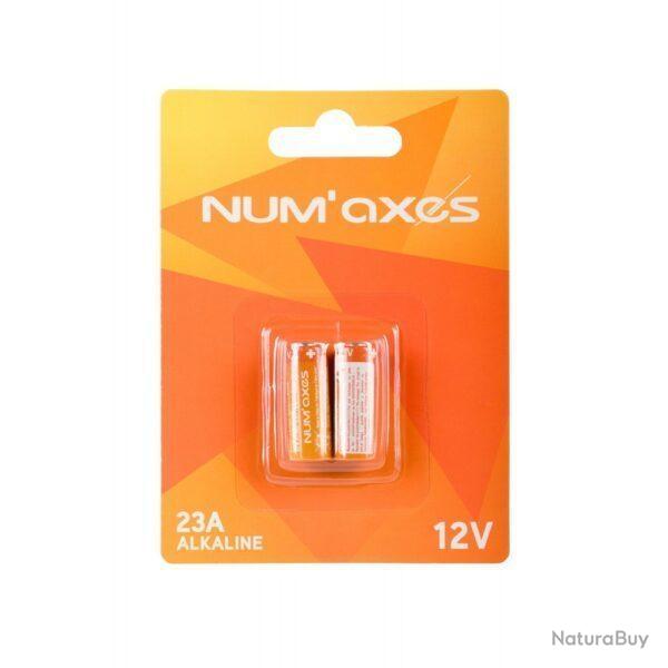 NUM'AXES Blister 2 Piles 23A 12V