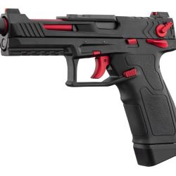 Pistolet GBB Lancer Tactical LTX Competition airsoft Noir/Rouge - Noir  / Rouge