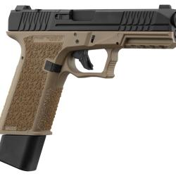 Double Eagle P80 PFS9 Tan � pistolet GBB airsoft - Noir et TAN