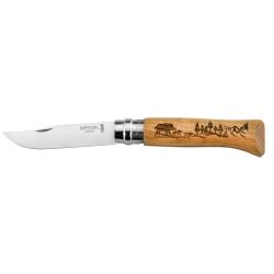 Opinel n&deg;8 gravure Sanglier