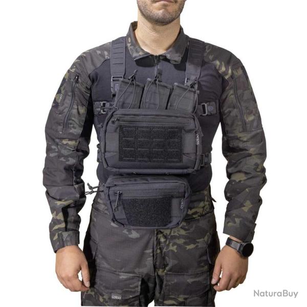 Chest Rig Flint MK1 - Corso Tactical - Noir