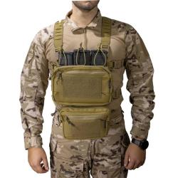 Chest Rig Flint MK1 - Corso Tactical - Coyote