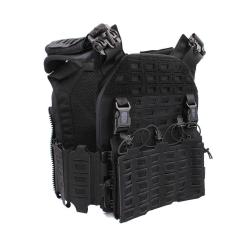 Gilet tactique porte-plaques Drake MK4 - Corso Tactical - Noir